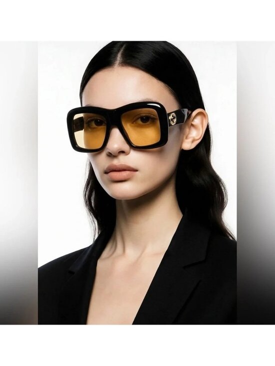 New Authentic Gucci Black Sunglasses GG0498S 001 main image 7